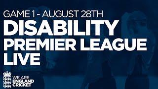 ???? LIVE CRICKET | Disability Premier League - Game 1 | Sunday 28th August 2022