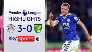 Vardy scores 150th league goal in Foxes' win! ???? | Leicester 3-0 Norwich | Premier League Highligh