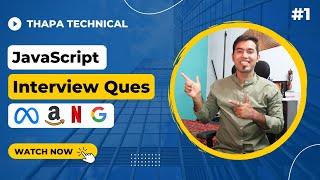 Find Intersection & Union of an Array ||  JavaScript Interview Question in Hindi #1