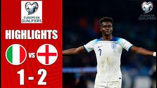 Italy vs England 1-2 | All Goals & Highlights | European Championship Qualifying EURO 2024