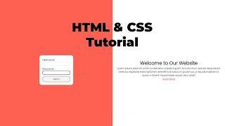 Create Login Form In HTML and CSS | Sign In Form Design