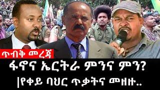 Ethiopia: ሰበር ዜና - የኢትዮታይምስ የዕለቱ ዜና |ጥብቅ መረጃ|ፋኖና ኤርትራ ምንና ምን?|የቀይ ባህር ጥቃትና መዘዙ..