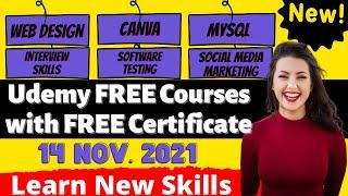 Udemy FREE Courses with FREE Certificates | Learn New Skills