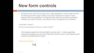 Form element In Html5 I Part 05