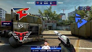 FaZe vs Heroic - HIGHLIGHTS - Map 1 [OVERPASS] - BLAST Premier Fall FINAL CSGO 2022.