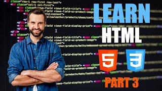 Learn HTML and CSS ( Part 3). #youtube #html #css #webdesign #subscribe