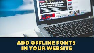 Google fonts in css offline | Download Fonts | @font-face