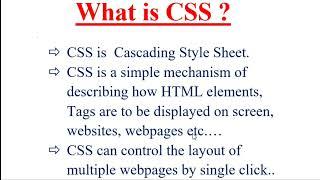 #2 What is CSS & it's Versions ? | Css Tutorial for beginners 2022 #css3