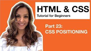 HTML CSS Tutorial for Beginners – 23 – CSS Positioning