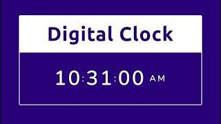 Digital Clock | Using HTML / Css / Javascript #webdeveloper #miniproject #htmlcss #Javascript