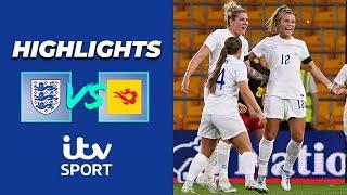 HIGHLIGHTS | Dominant Lionesses sweep aside Belgium at Molineux | ITV Sport