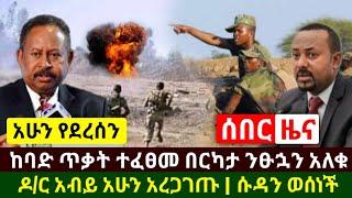 Ethiopia:ሰበር መረጃ | ከባድ ጥቃት ተፈፀመ በርካታ ንፁኋን አለቁ | ዶ/ር አብይ ዛሬ ይፋ አደረጉ | ሱዳን ወሰነች ጣለች | Abel Birhanu