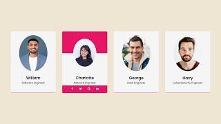 Creating an Impressive Profile Card Section | Build Stylish Profile Card Section Using HTML and CSS