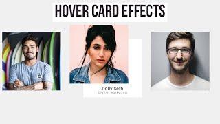 hover card effect css || css responsive card hover effects || html css card design