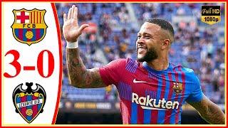 Barcelona vs Levante 3−0 - Extеndеd Hіghlіghts & All Gоals 2021 HD