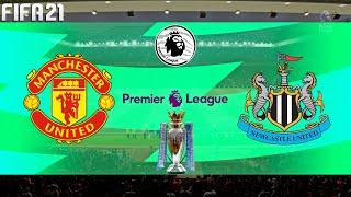 Manchester United vs Newcastle United - Premier League 2021/22 - Full Gameplay