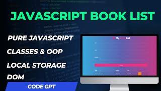 كيفية إنشاء (BookList) خطوة بخطوة بإستخدام HTML | BOOTSTRAP | JAVASCRIPT- مع التخزين فى LocalStorage