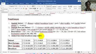 Bagaimana sih cara Perhitungan Subnetting Kelas B?