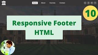 Venella Project Footer Html | Html Css JavaScript Project #html #css #javascript - Ep10