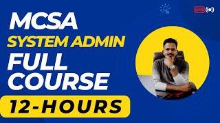 MCSA Full Course Training In Hindi (2023) | MCSA/Azure System Admin Training In One Video 12 Hours