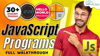 30+ JavaScript Program Tutorial for Beginners - Full Course in 3 Hours ????