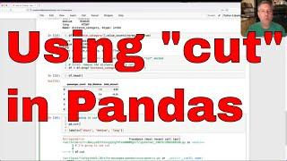 Turn numbers into categories with the Pandas "cut" method