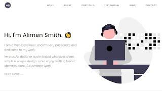 Create A Responsive Multiple Pages Portfolio Website Using HTML CSS And Bootstrap 5