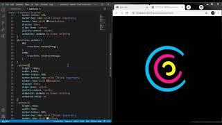 Rotating Loading Spinner with CSS #HTML #CSS #CodersClub