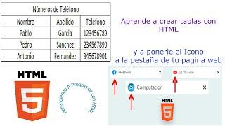 Tablas, iconos y algo mas (Curso HTML)