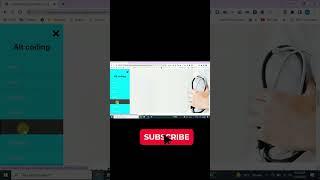 Animated Sidebar Menu With HTML & CSS #shorts #youtubeshorts #short #htmlcss
