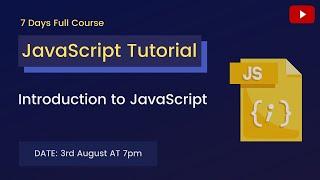 JavaScript Tutorial For Beginners | Introduction to JavaScript | JavaScript Full Course |