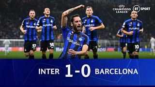 Inter v Barcelona (1-0) | Late drama at the San Siro! | Champions League Highlights