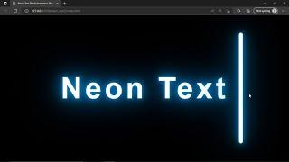 NEON ANIMATION TEXT EFFECT HTML CSS @Online Tutorials @Programing Group | PROGRAMING GROUP | #28 day