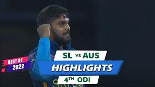 Best Of Cricket 2022 | 4th ODI | Highlights | Australia Tour Of Sri Lanka