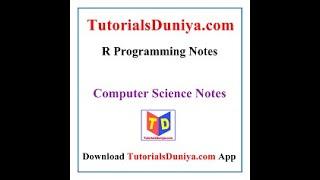 #Rprogramming Notes #Handwritten Complete PDF Download 2022 #TutorialsDuniya #shorts #short