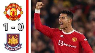 Man United vs West Ham (1-0) | English Premier League 2022 | Epl Live Stream | Pes 21 Gameplay