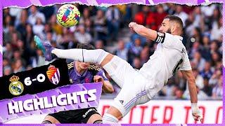 Real Madrid 6-0 Real Valladolid | HIGHLIGHTS | LaLiga 2022/23