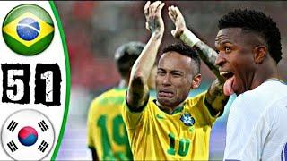 Brazil vs South Korea | football highlights  | extended highlights & All Goals 2022 | HD