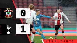 WOMEN'S HIGHLIGHTS: Saints vs Spurs | FA Women's Continental Tyres League Cup