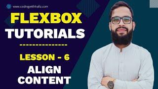 Align Content CSS -  With Example - CSS Flexbox tutorial in Hindi