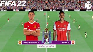 FIFA 22 | Manchester United vs Arsenal - 2021/22 Premier League Season - Full Gameplay