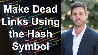 freeCodeCamp Make Dead Links Using the Hash Symbol