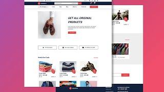 ???? Responsive Ecommerce Website using HTML, CSS and JavaScript with Animations [ TUTORIAL + CODE  