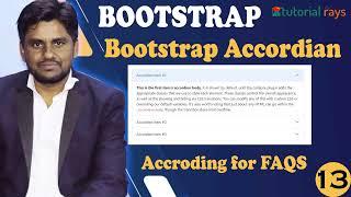 13  Bootstrap Accordion for FAQS | Bootstrap 5 Tutorial with Accordion examples