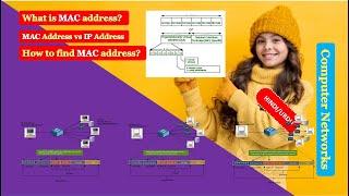 What is MAC Address|Format of MAC Address|MAC Address vs IP Address|Find MAC address HINDI URDU