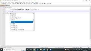 Heading Tags in HTML for beginner !!