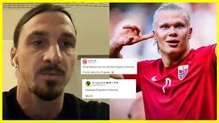 FOOTBALL WORLD REACTS - INSANE HAALAND DESTROY SWEDEN WITH 3 GOALS + ASSIST | NORWAY 3-2 SWEDEN 2022