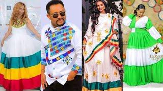 #Habesha Kemis #Ethiopia Cultural dress new style #ዋውው ምርጥ የሀገር ባህል ልብሶች ይዘዙ ፏ ድምቅ ይበሉ