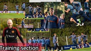 Man United Highlights of winter training.crazy scenes Ten hag and McCarthy ready for clash