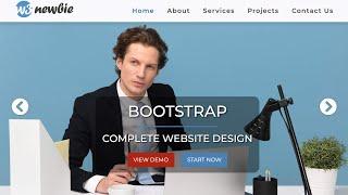 Build A Complete Bootstrap Website with HTML5, CSS3, Bootstrap 4 & VS Code - Bootstrap 2020 Design